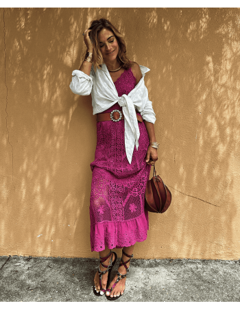 Vestido largo crochet buganvilla 2