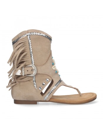 Sandalias boho chic Mumbai conchas 2