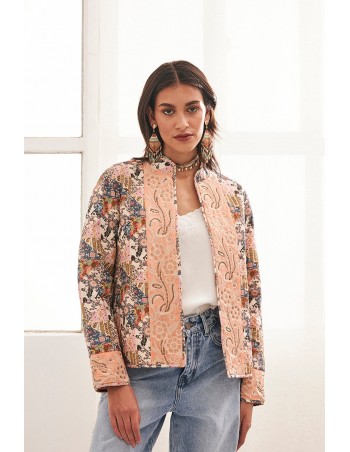 Chaqueta bordada acolchada Nkn