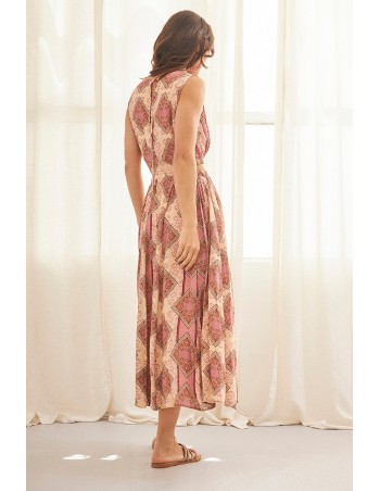 Vestido cut out estampado Nkn 2