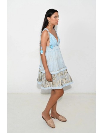 VESTIDO MALIBÚ CELESTE 2