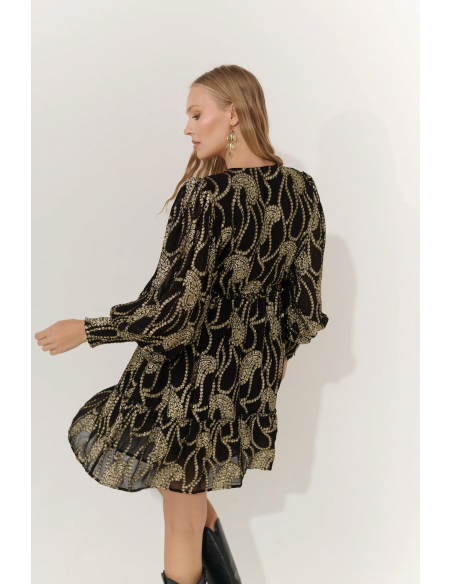 VESTIDO CAPRI NEGRO FIESTA LOVELY BOHO