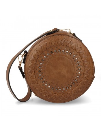 BOLSO REDONDO TAUPE