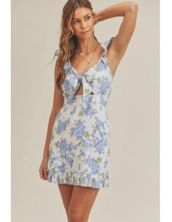 VESTIDO BLUE FLOWERS