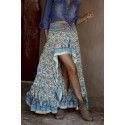 FALDA BOHO HIPPIE CHIC IBIZA DE SEDA