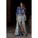 FALDA BOHO HIPPIE CHIC IBIZA DE SEDA